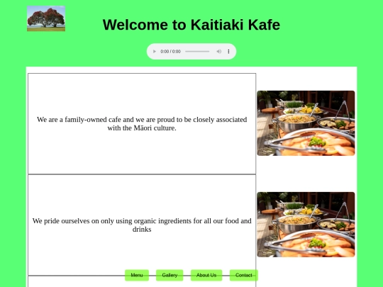 Home Page screenshot