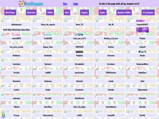 neopets/home screenshot
