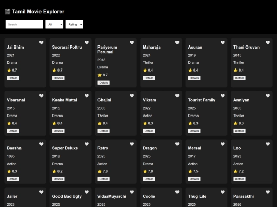 index screenshot