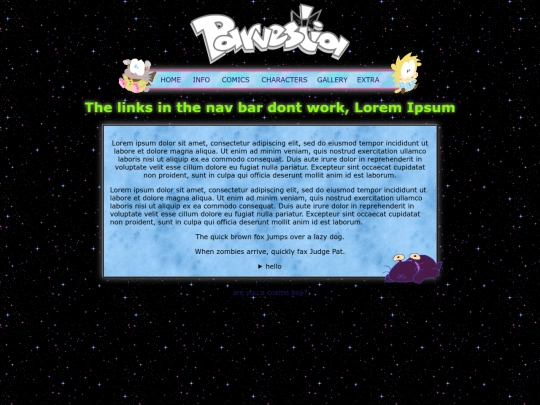 Testpages /indexlayout screenshot