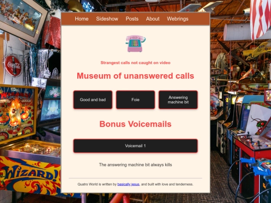 freakshow/calls screenshot