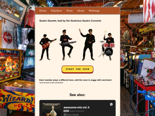 freakshow/quatroquartet screenshot