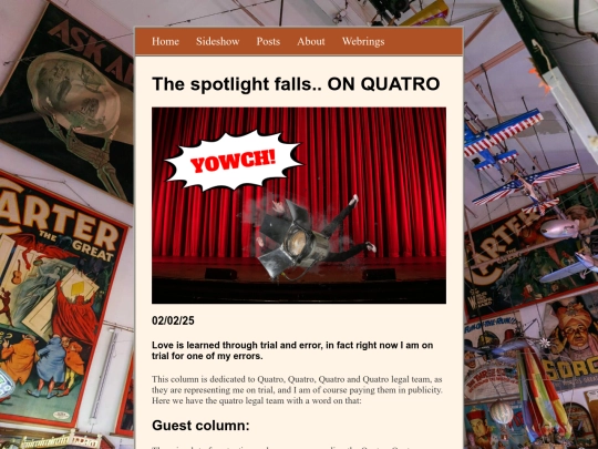 posts/The-spotlight-falls-on-Quatro screenshot