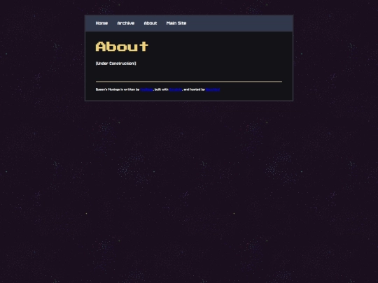 blog/about screenshot