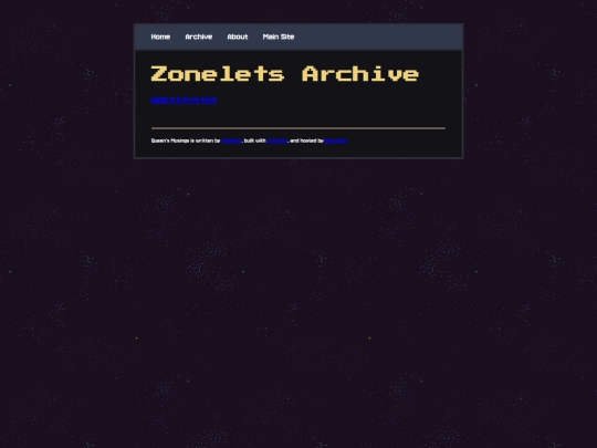 blog/archive screenshot
