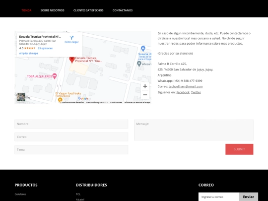 contact screenshot