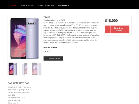 tcl20_64 screenshot