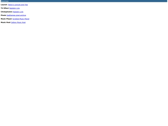 sources screenshot