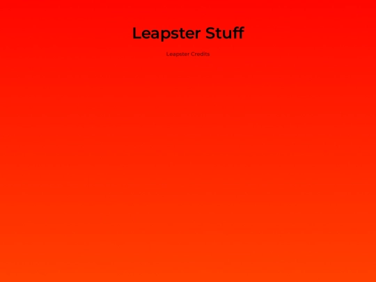 leapsterstuff screenshot