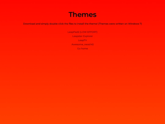themes screenshot