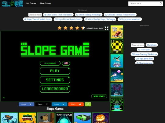 slope screenshot