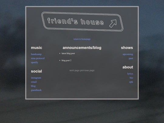 blog screenshot