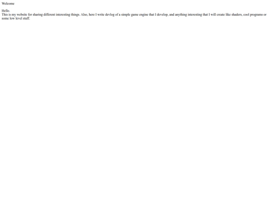 welcome screenshot