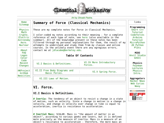 Physics/mechanics/force screenshot