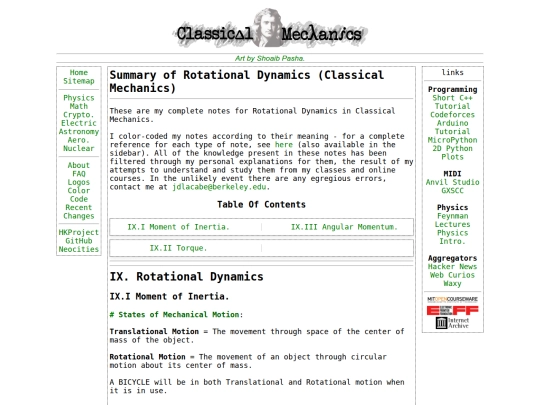 Physics/mechanics/rotationaldynamics screenshot