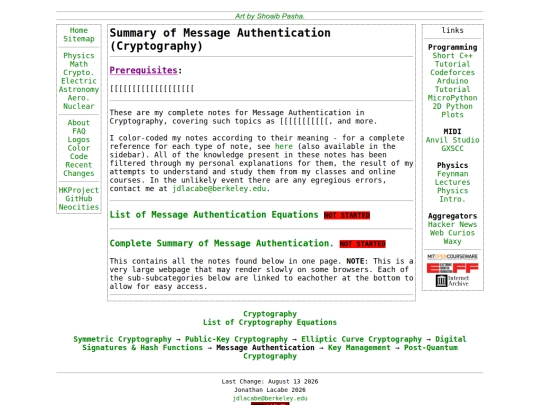 cryptography/authentication screenshot