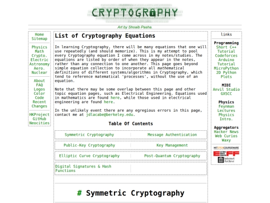 cryptography/cryptoeq screenshot