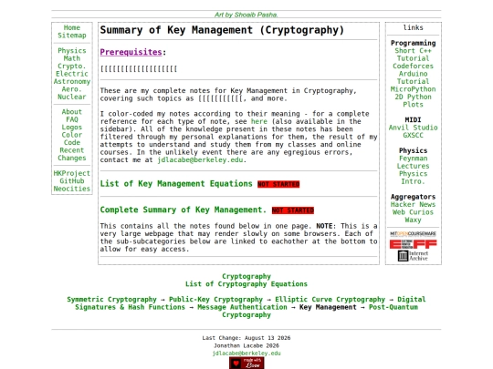 cryptography/keymanage screenshot