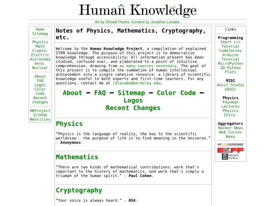 index screenshot
