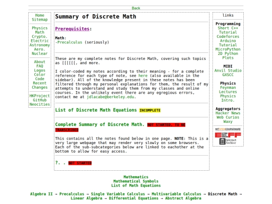 math/discrete screenshot