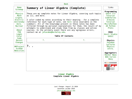 math/linearfull screenshot
