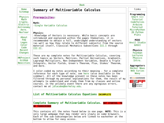 math/multivariable screenshot
