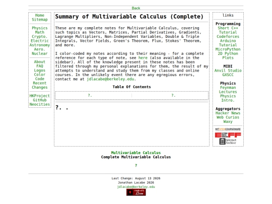 math/multivariablefull screenshot