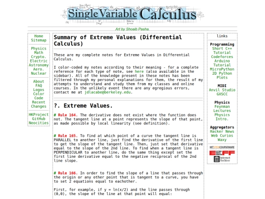 math/singlevarcalculus/extremevalues screenshot