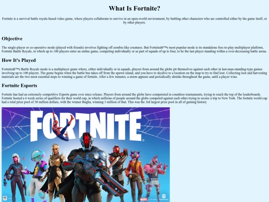 fortnite-information screenshot