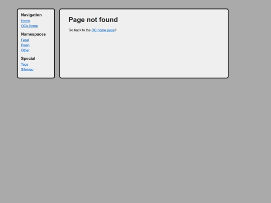 ocs/build/not_found screenshot