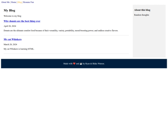 blog screenshot