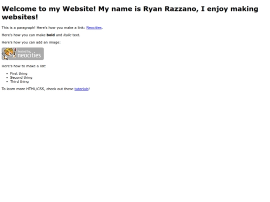 index screenshot
