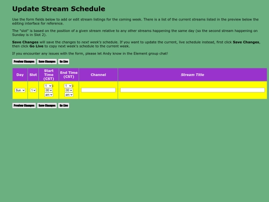 update screenshot