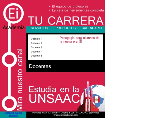 servicios/pre u/ordinario/docentes screenshot