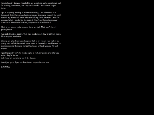 poetry screenshot