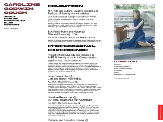 resume screenshot