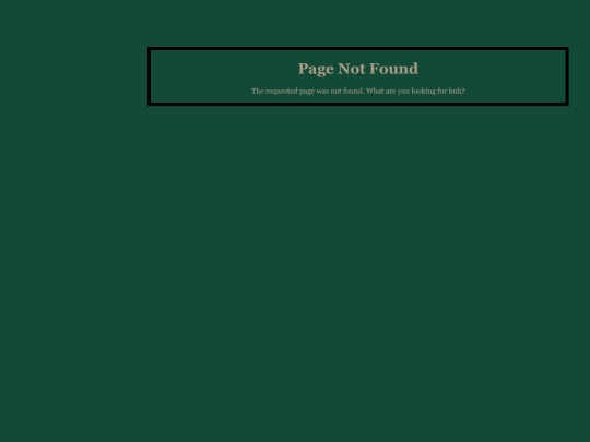 not_found screenshot