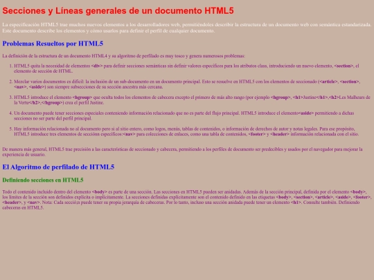secciones screenshot