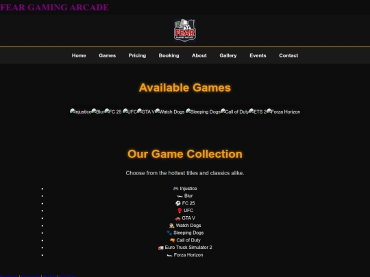 GAMES screenshot