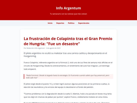 deportes/Cola screenshot