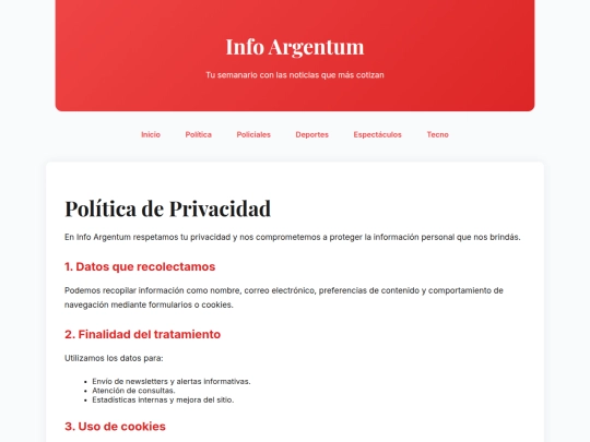 privacidad screenshot