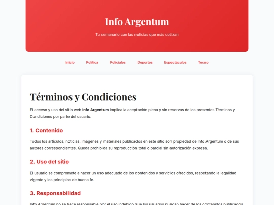 terminos screenshot