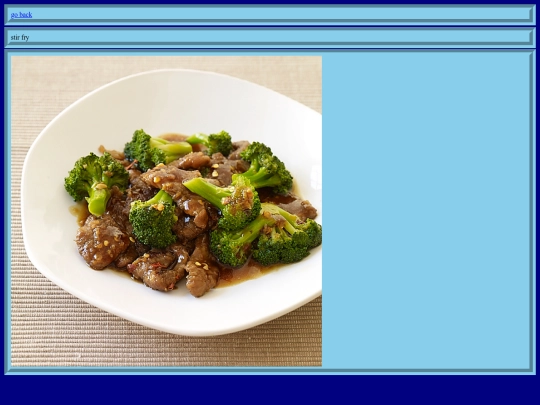 dinner screenshot