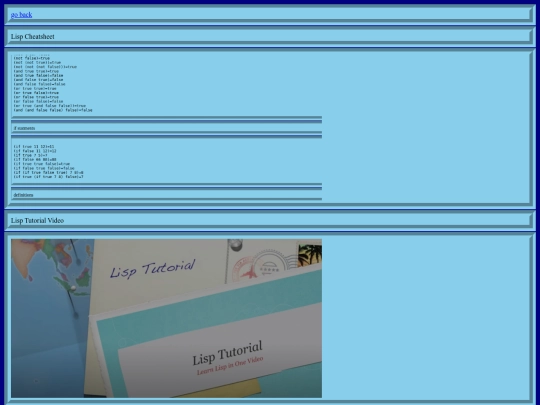 lisp screenshot