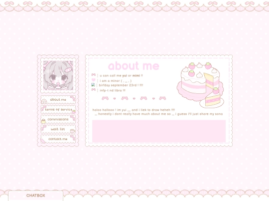 aboutme screenshot