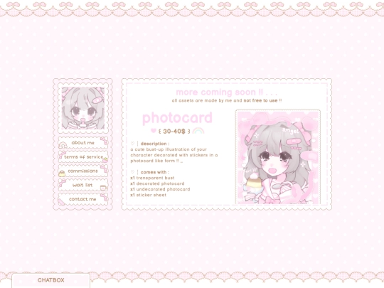 commissions screenshot