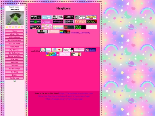 links screenshot