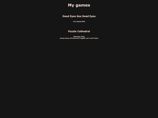 games screenshot