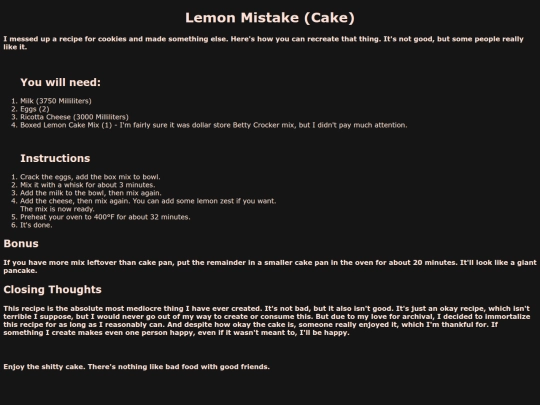 other/recipes/otherrecipeslemon-mistakecake screenshot
