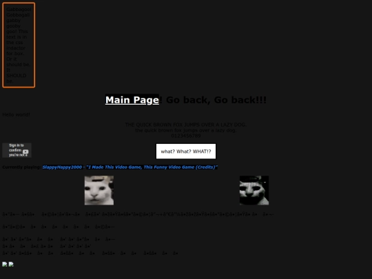 testing/Test screenshot